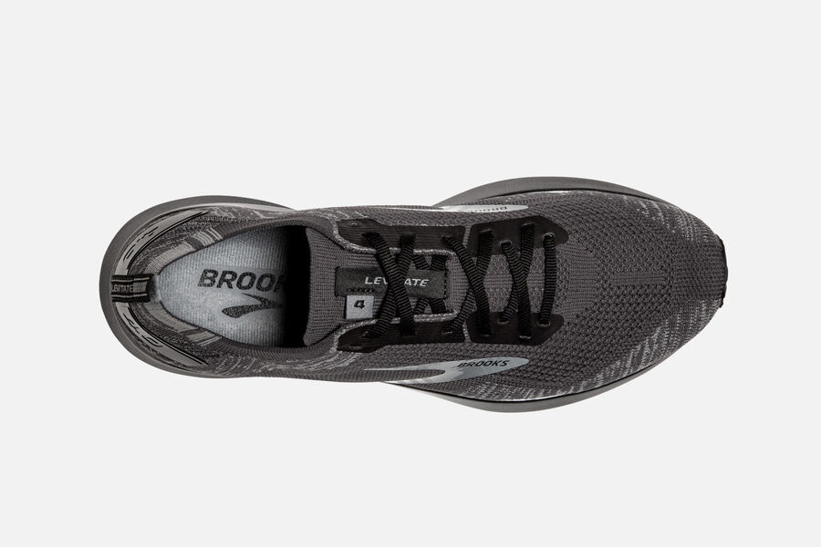 Brooks Levitate 4 Road Loopschoenen Heren - Zwart/Grijs - 148630FLG